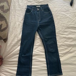 Rudy Jude Classic Indigo 5 Pocket Flare High Rise Jeans